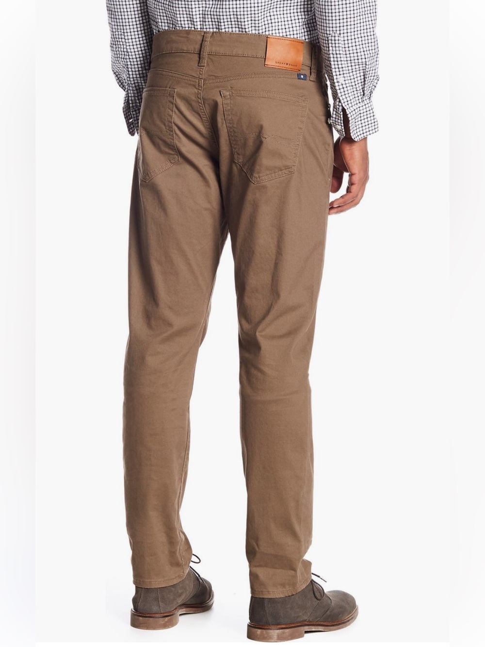 Lucky Brand 121 Men’s Bark Color Heritage Slim Straight Leg Pants Sz 40x30 NWT